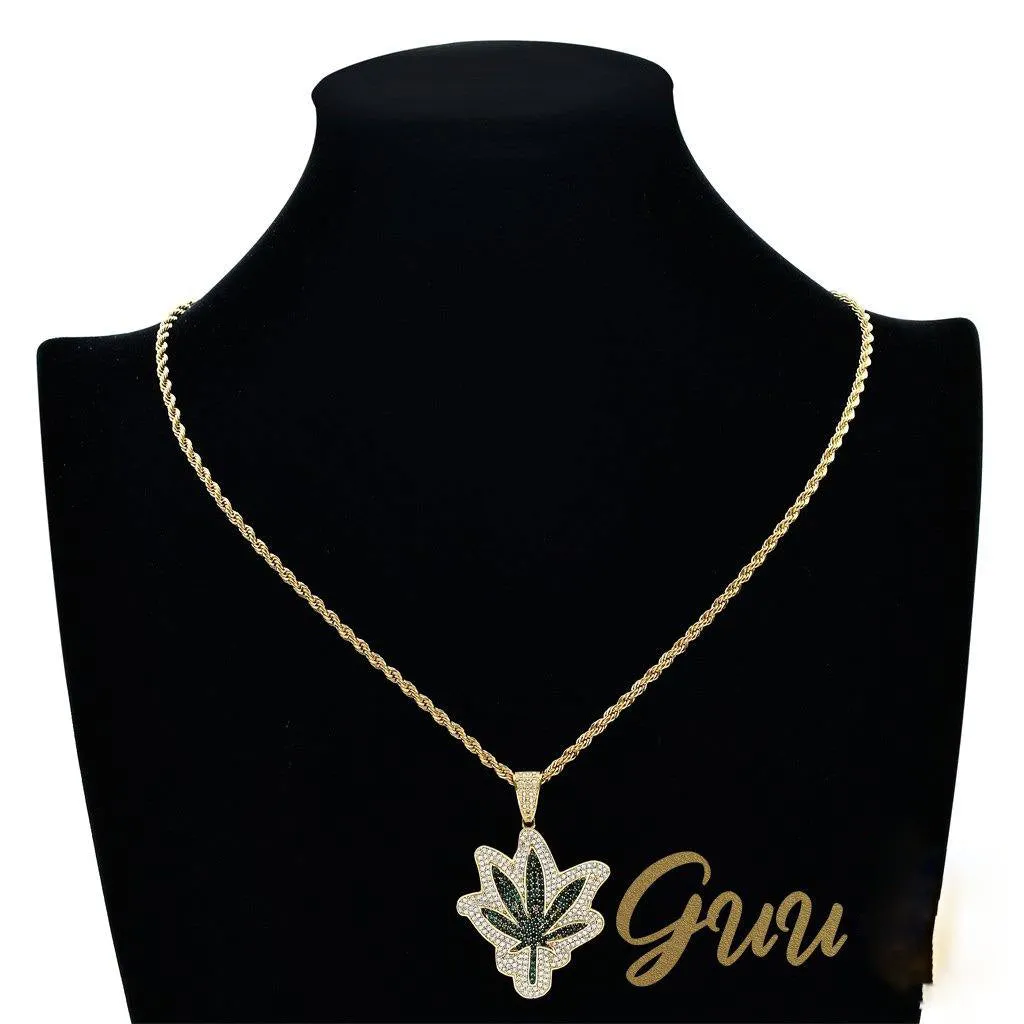 18K Gold-Plated Maple Leaf Necklace