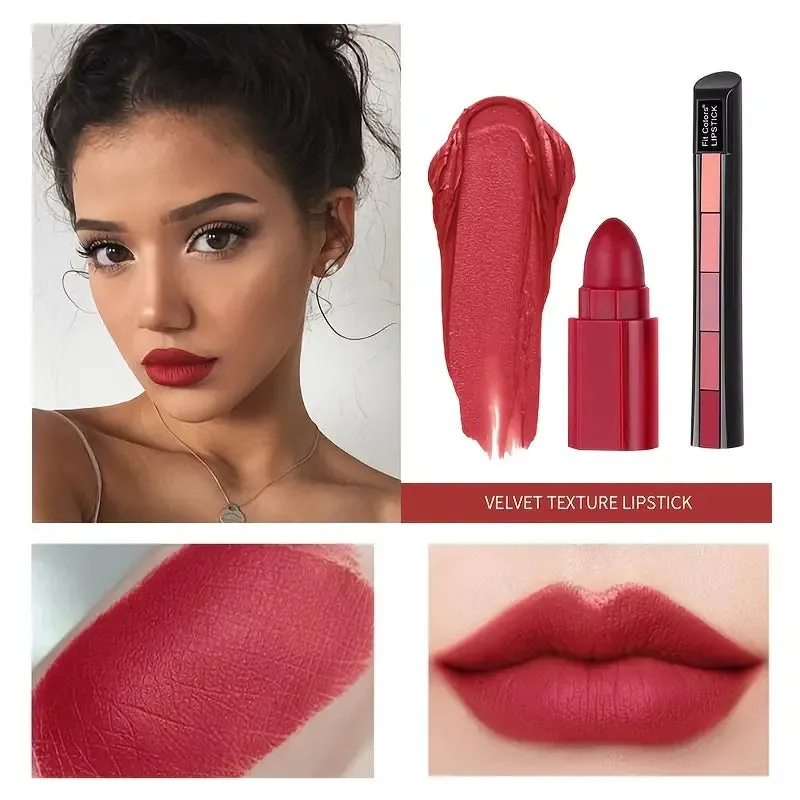 24H Long-Lasting 5-in-1 Velvet Lipstick