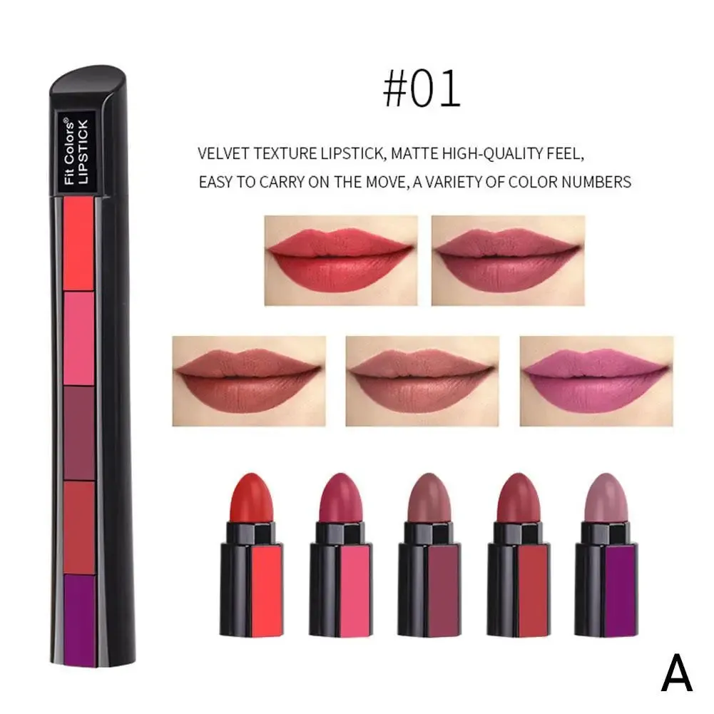 24H Long-Lasting 5-in-1 Velvet Lipstick