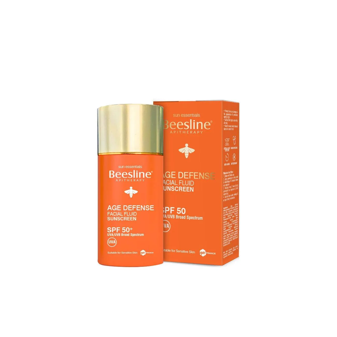 Age Defense Facial Fluid Sunscreen SPF 50 