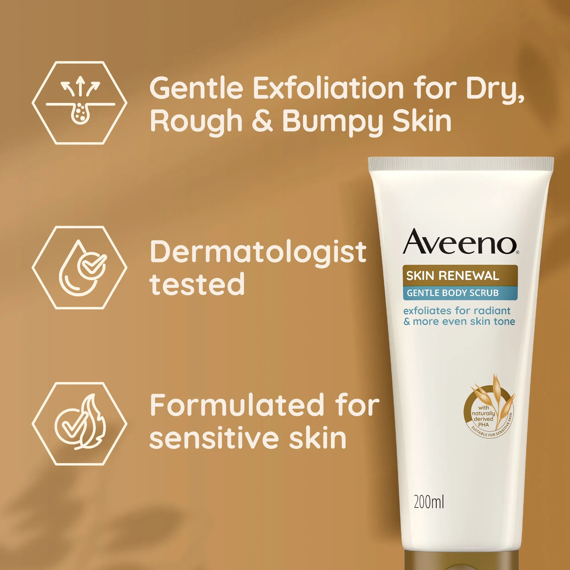 Aveeno Skin Renewal Gentle Body Scrub