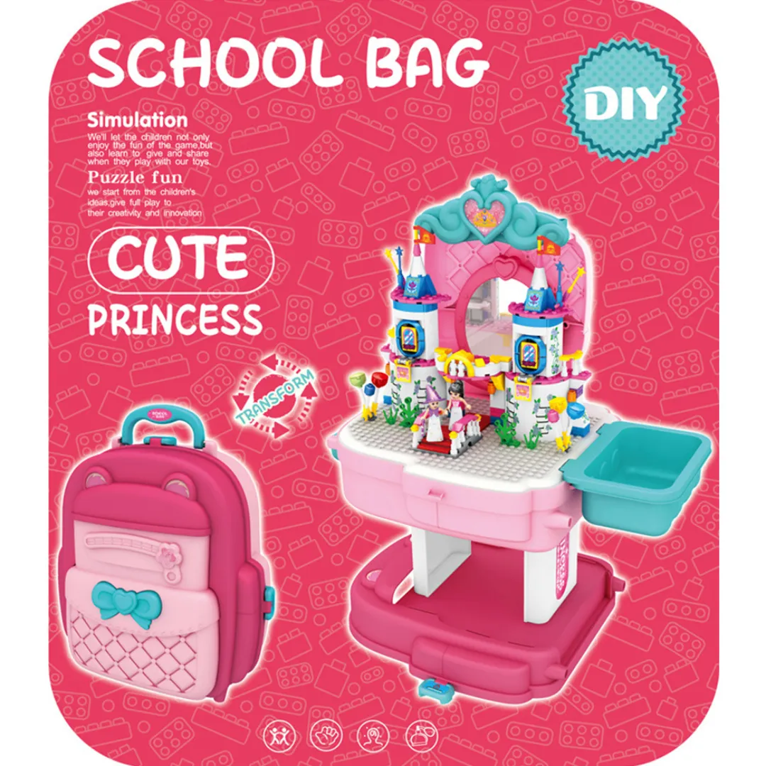 BOWA 2 in 1 Cute Princess School Bag 3 