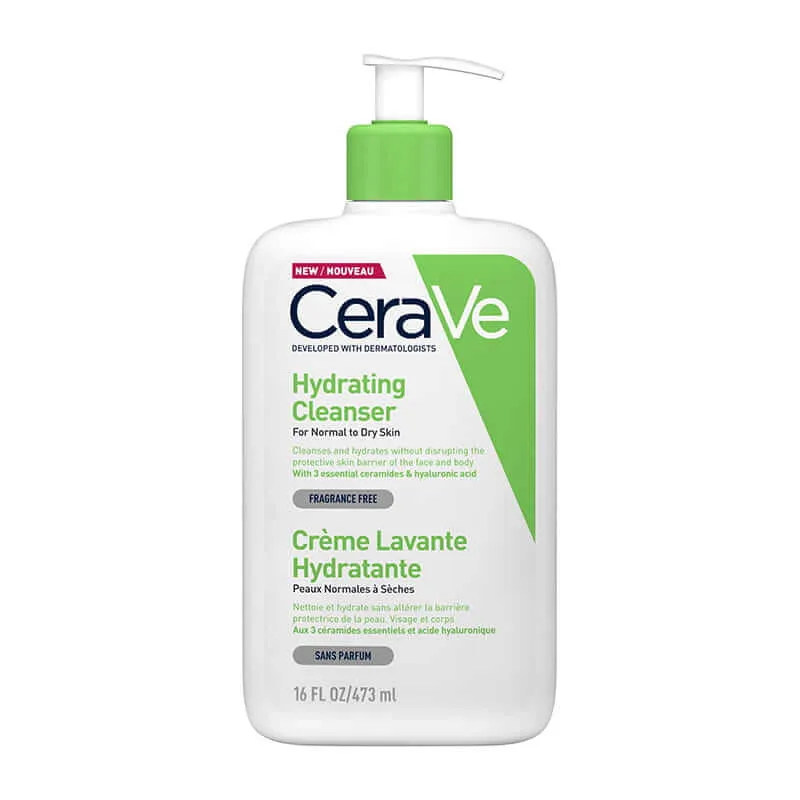 CeraVe Hydrating Cleanser For Normal to Dry Skin With Ceramides