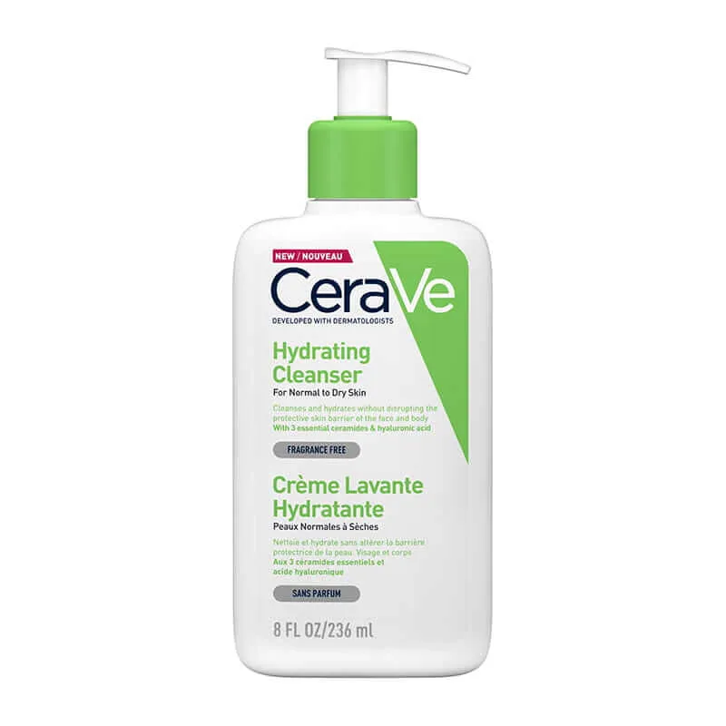 CeraVe Hydrating Cleanser For Normal to Dry Skin With Ceramides