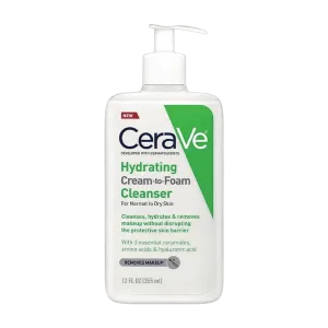 Cerave Hydrating Cream To Foam Cleanser 355ml