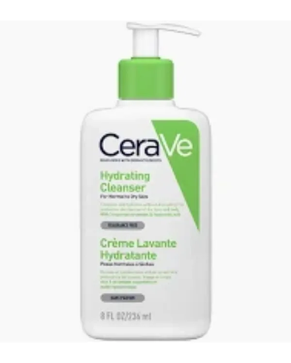 CeraVe Hydrating Facial Cleanser With Hyaluronic Acid, Ceramides & Glycerin (236 Ml)