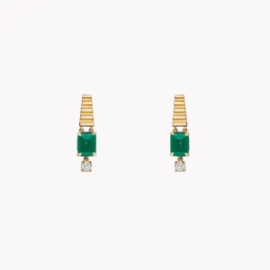 Colombian Emerald & Diamond Earrings