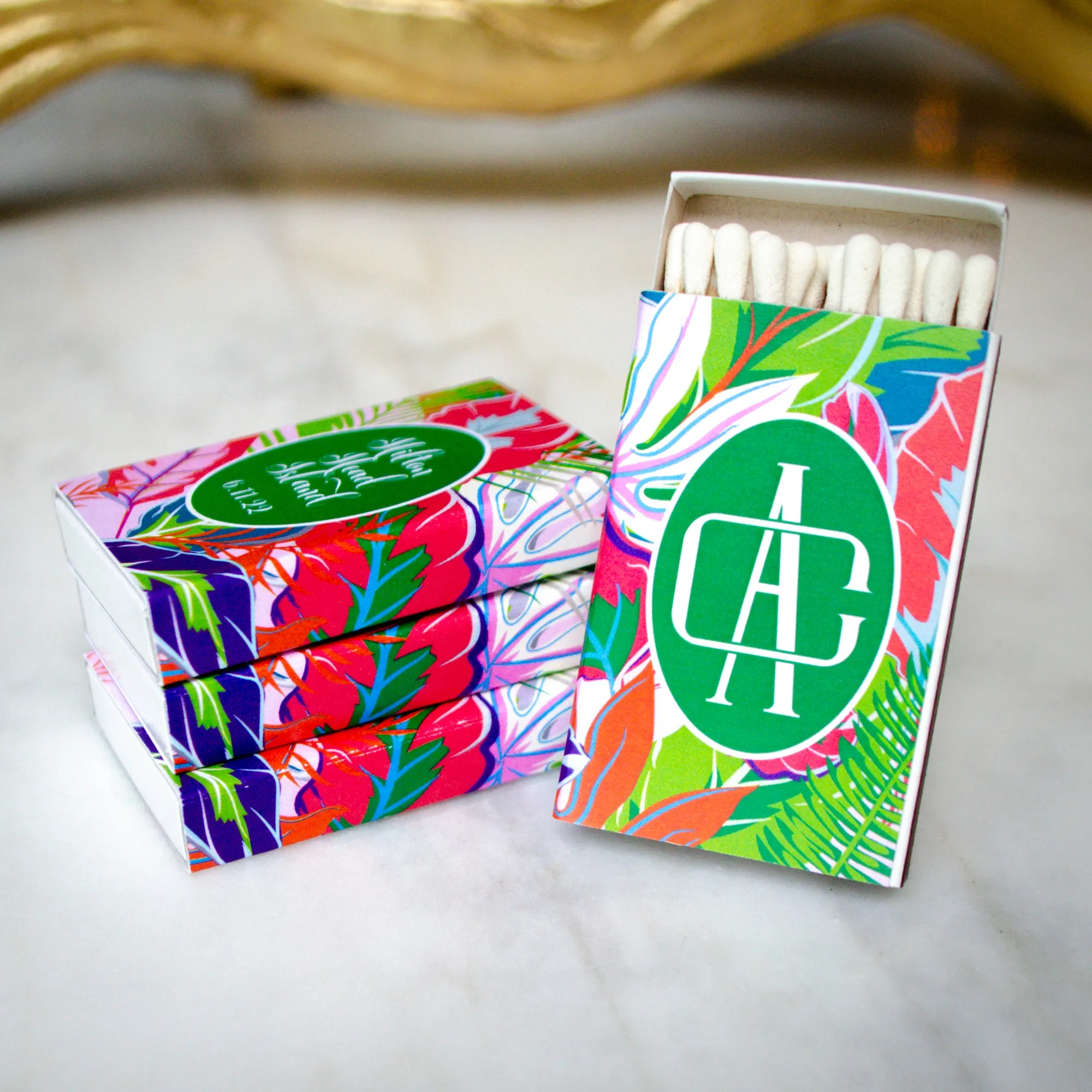 Custom Full Color Tropical Matches