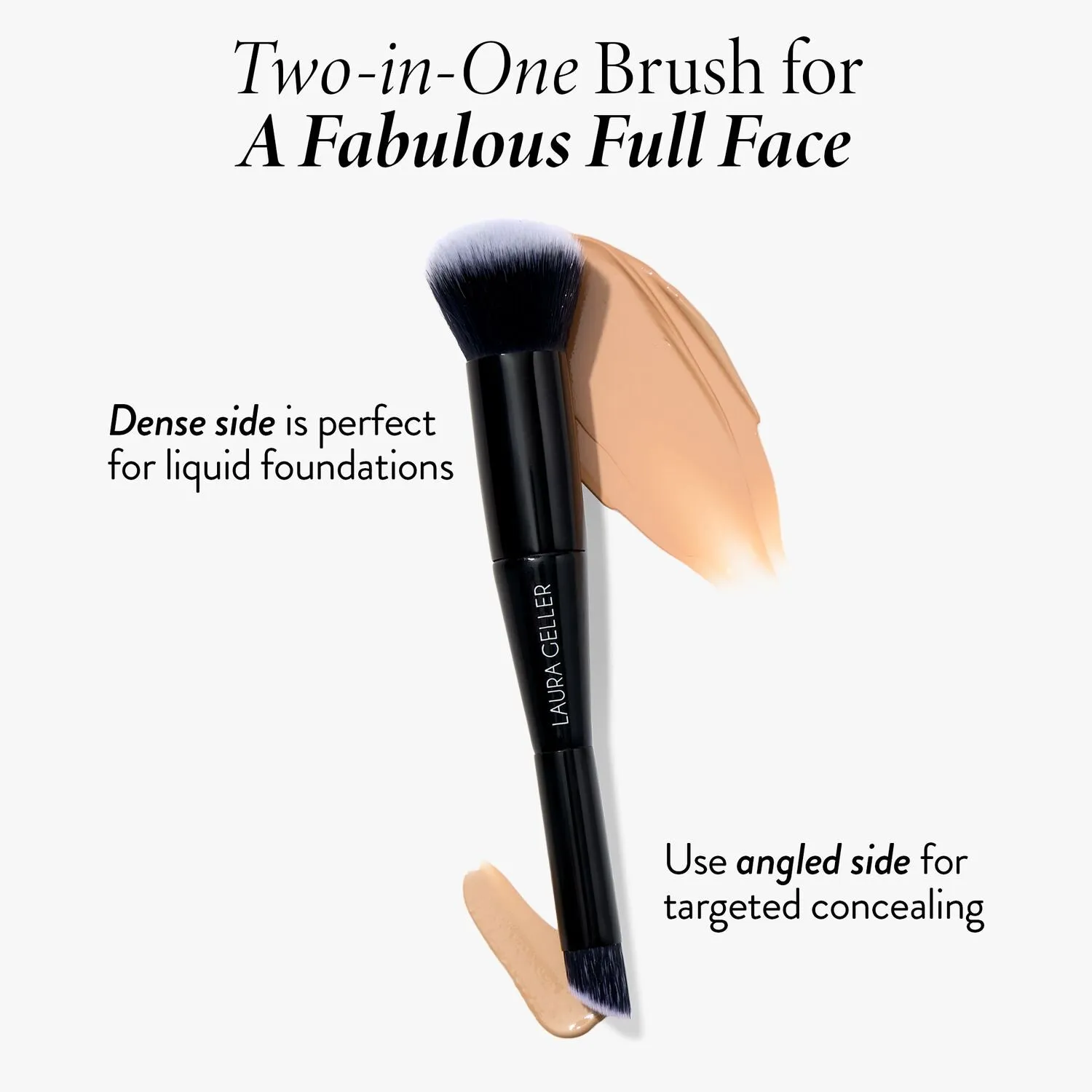 Dual-Ended Concealer   Foundation Brush