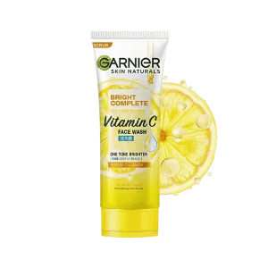 Garnier Skin Naturals Bright Complete Vitamin C Face Wash Scrub 100ml