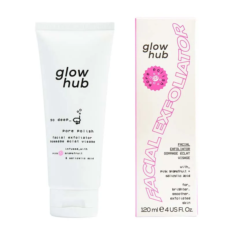 Glow Hub Pore Polish Facial Exfoliator