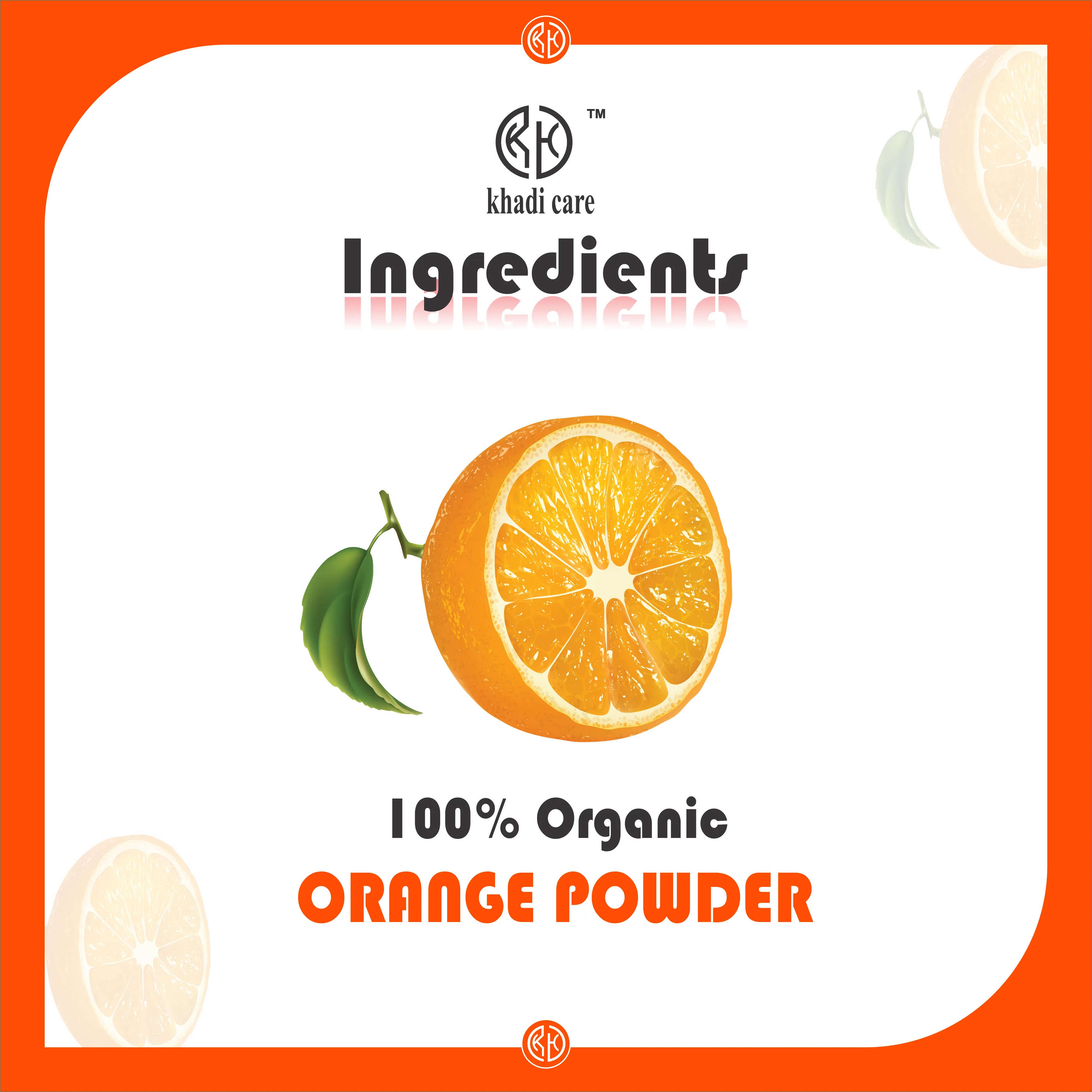 Khadi Care Herbal ORANGE POWDER- 100g