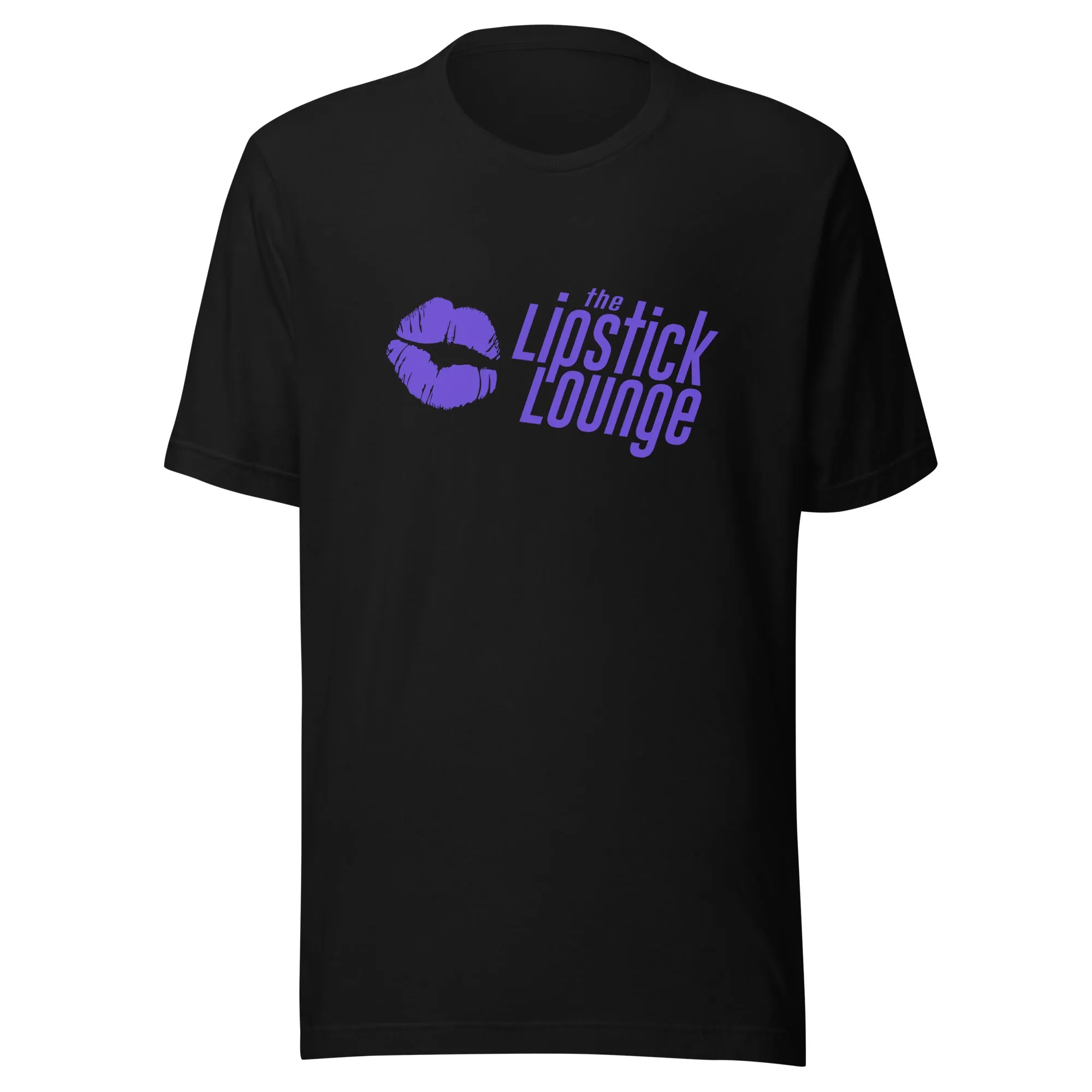 Lipstick Lounge Purple Logo Unisex T-shirt