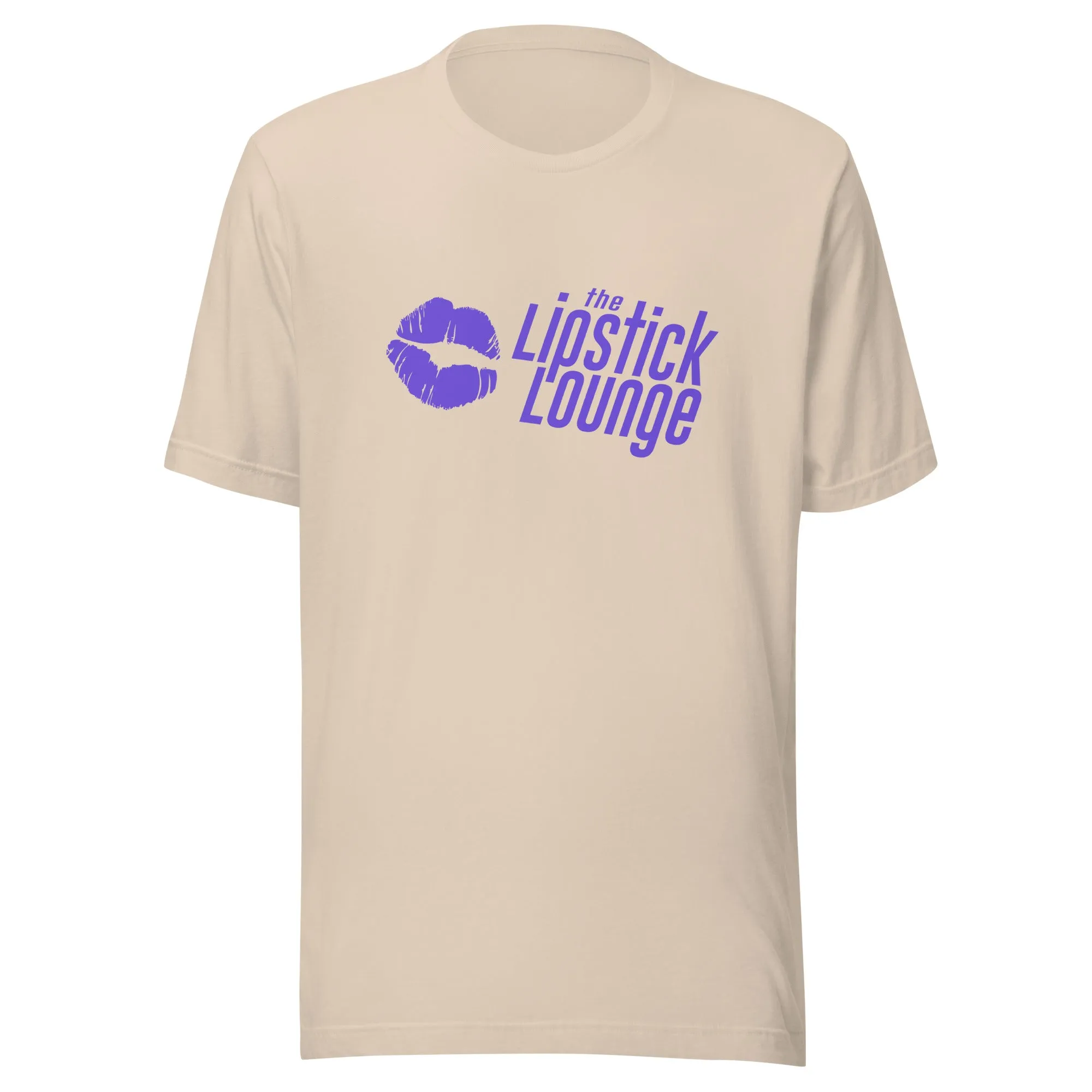 Lipstick Lounge Purple Logo Unisex T-shirt