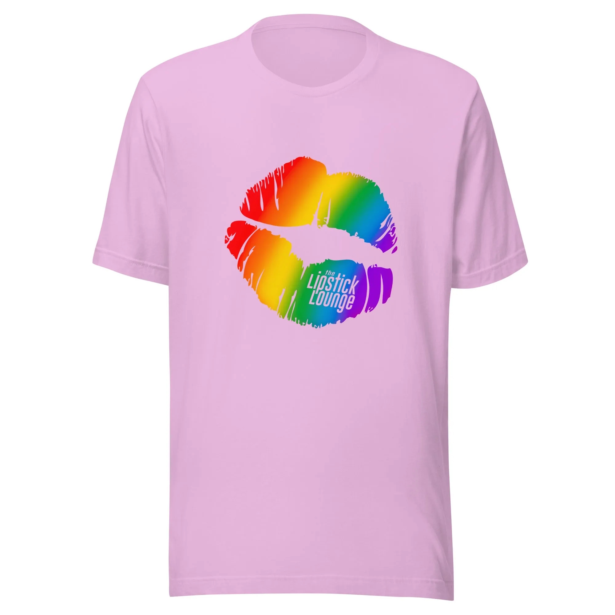 Lipstick Lounge Rainbow Logo Unisex T-shirt