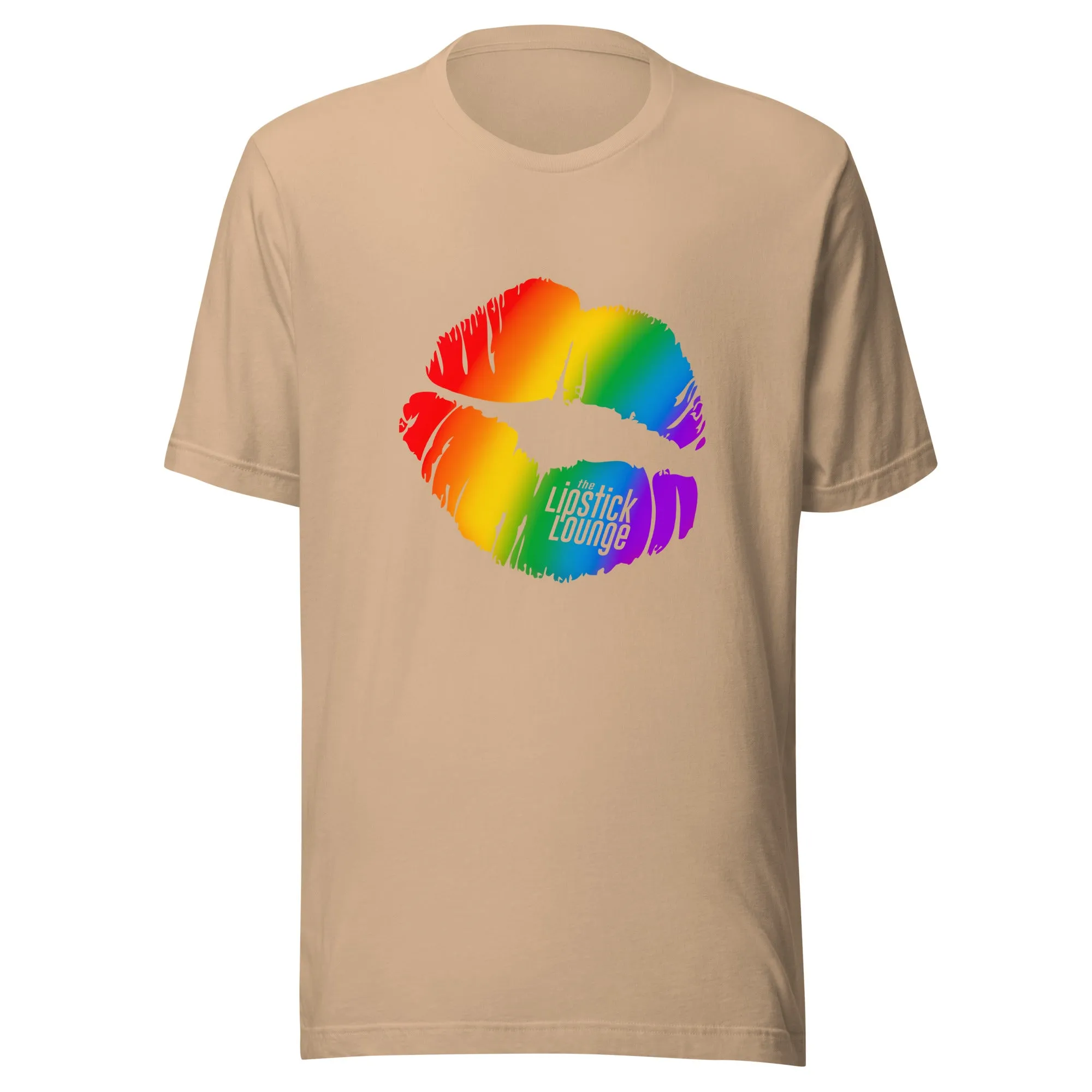 Lipstick Lounge Rainbow Logo Unisex T-shirt