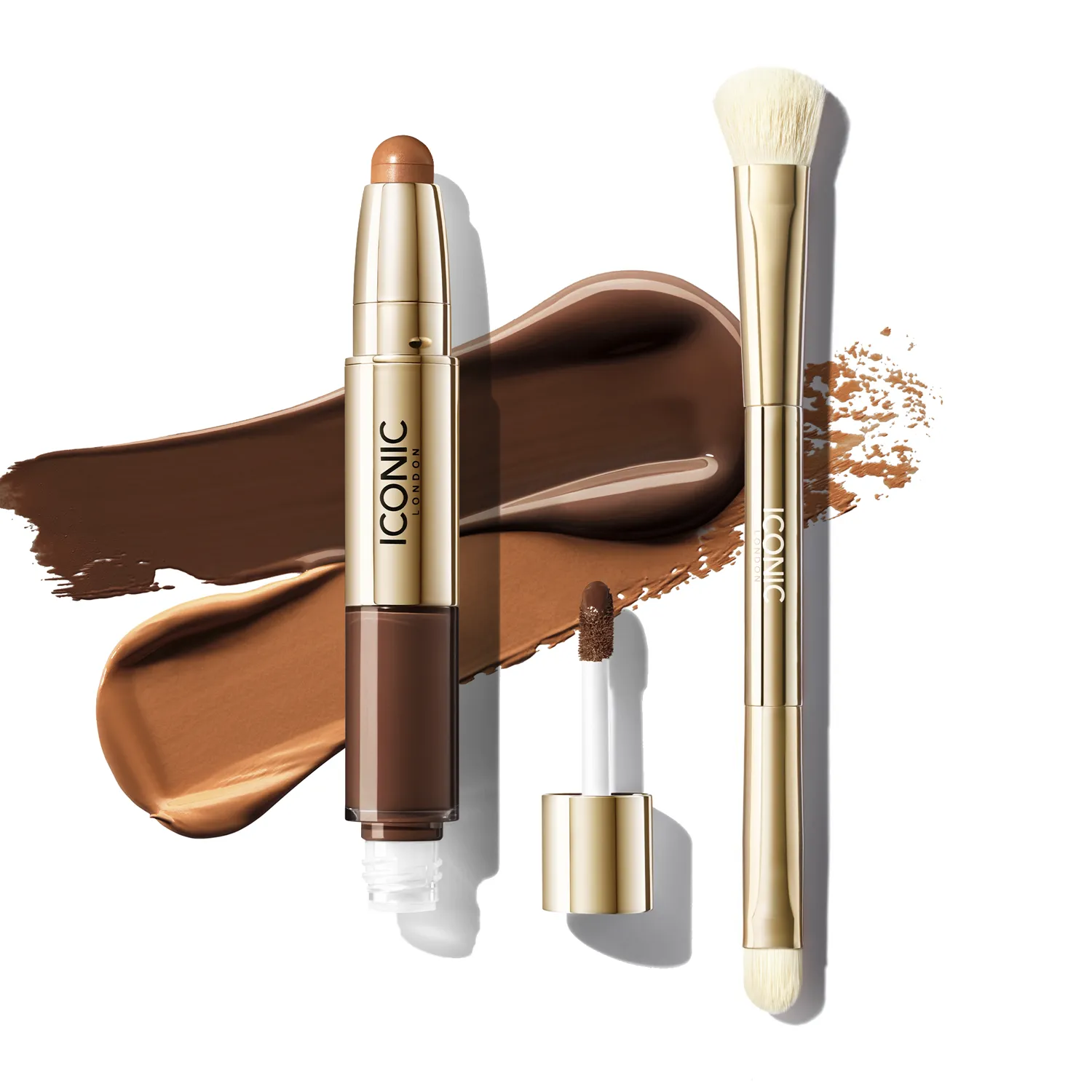 Radiant Concealer & Brightening Duo   Brush Bundle