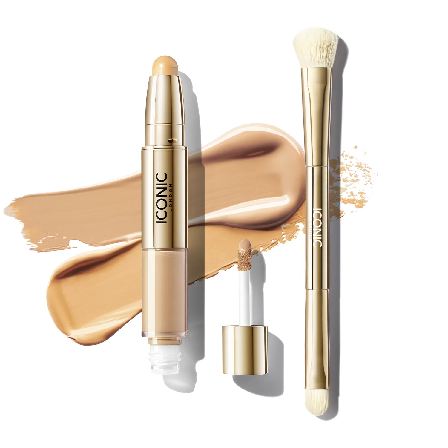 Radiant Concealer & Brightening Duo   Brush Bundle