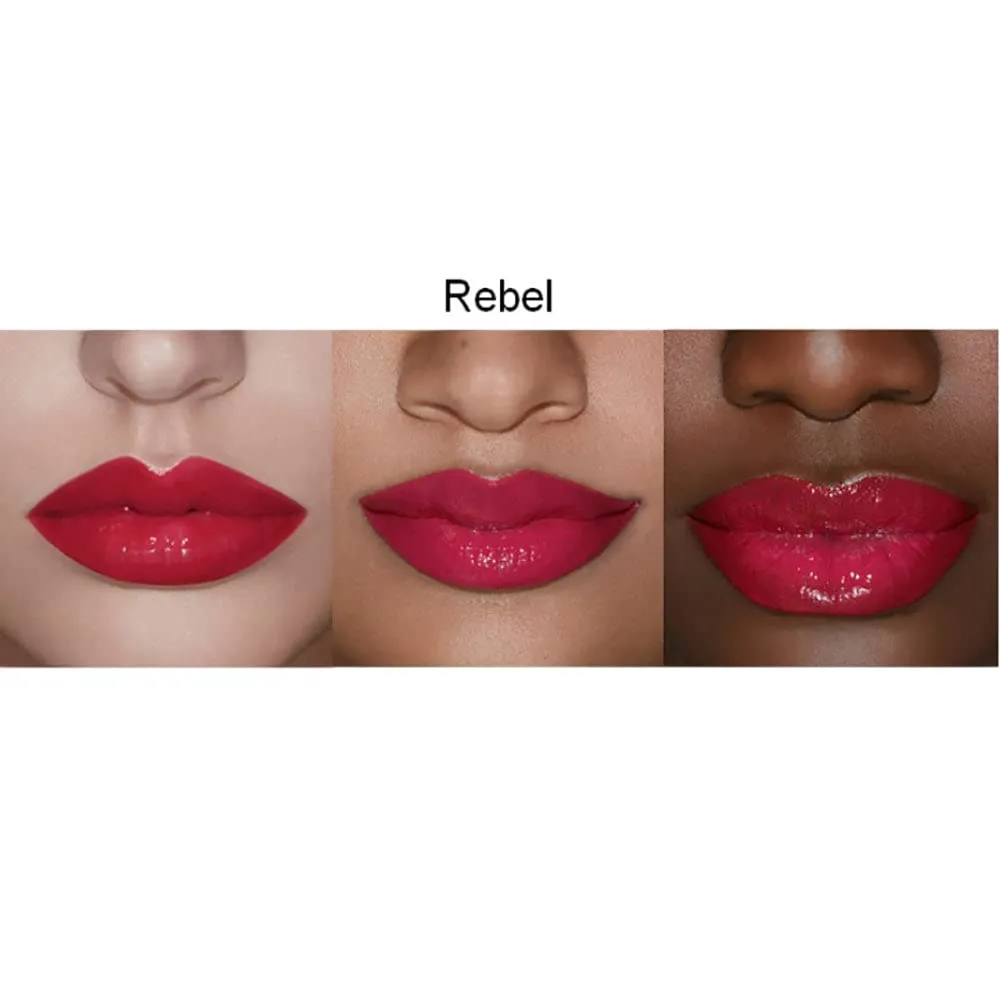 Rinna Beauty Icon Collection - Lip Gloss - Rebel - Vegan, Deeply Nourishes, Hydrates, and Protects Lips - High Lip Shine and Pigment, Cruelty-Free, 1 each