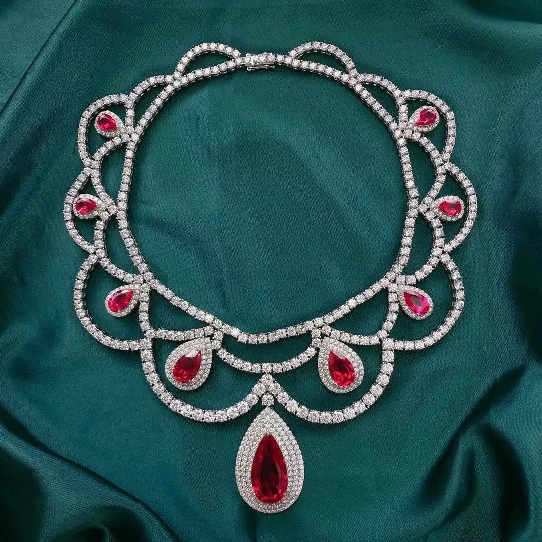 Royal Goddess Ruby Necklace