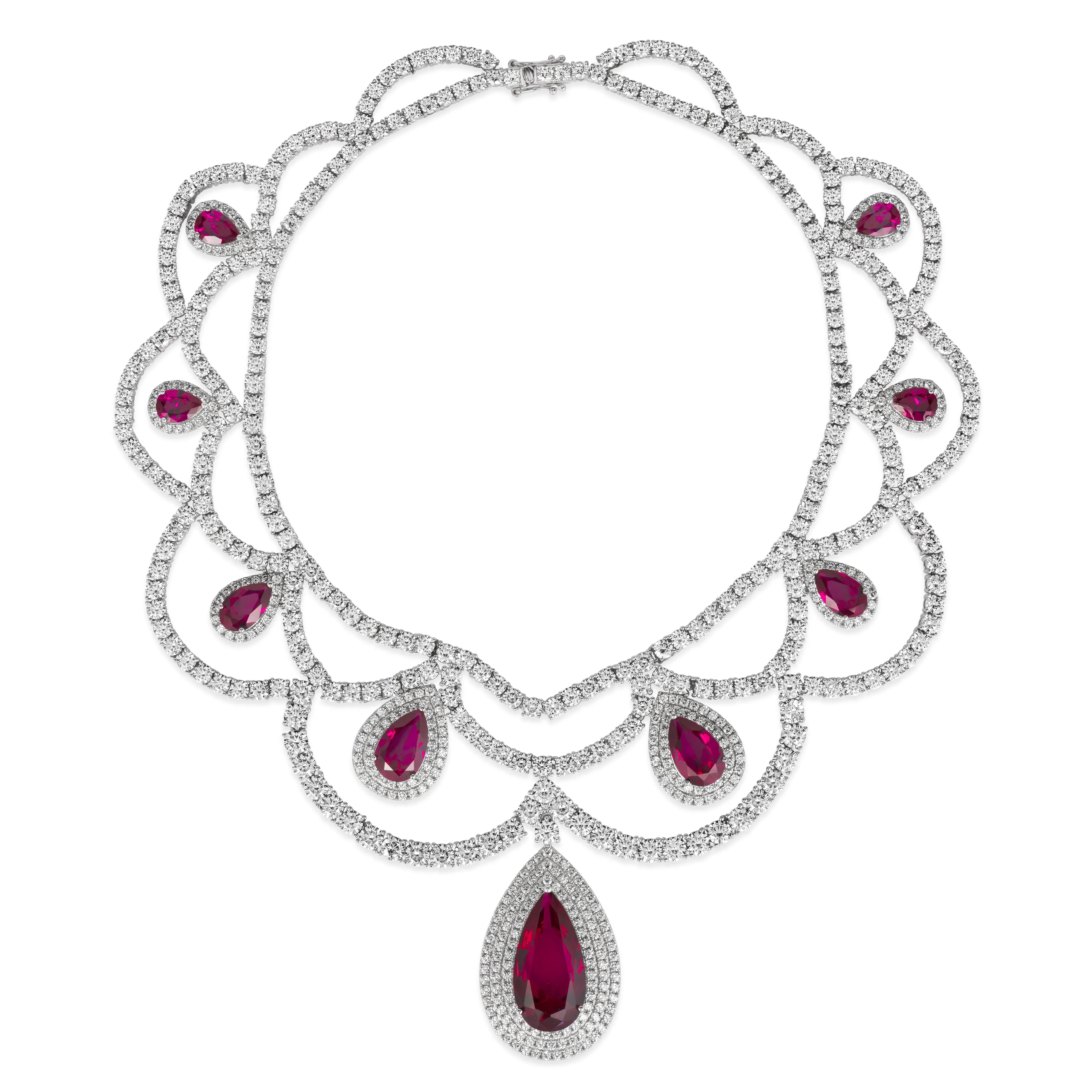 Royal Goddess Ruby Necklace