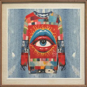 The Sixth Sense - All Seeing Eye Mid-Weight Polyester Unisex Sweatshirt (Gold Label)