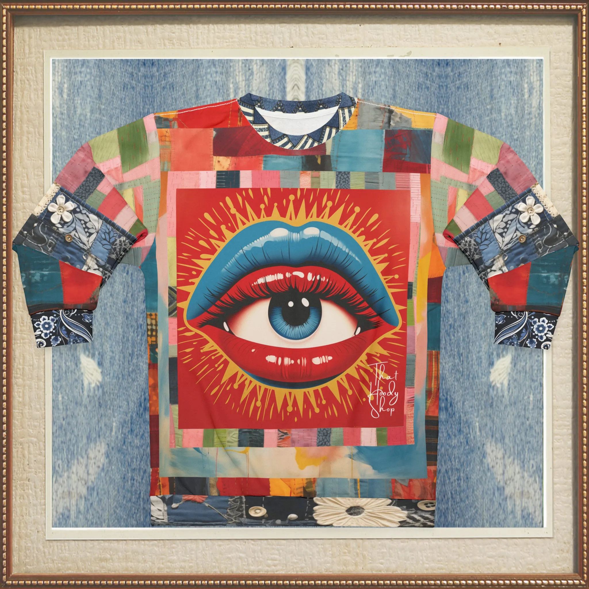 The Sixth Sense - All Seeing Eye Mid-Weight Polyester Unisex Sweatshirt (Gold Label)