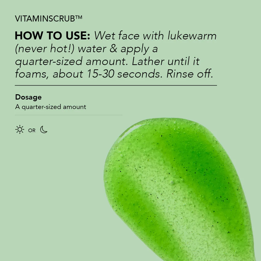 VITAMINSCRUB® - Antioxidant-Infused Scrub Cleanser