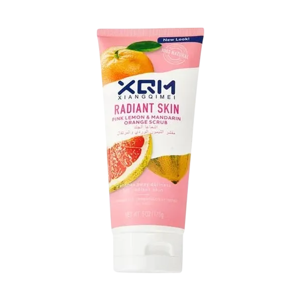 Xqm Radiant Skin Pink Lemon & Mandarin Orange Scrub 170g